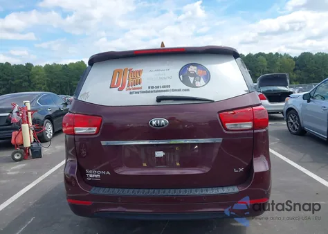 2017 Kia Sedona Lx из США, поврежденный, VIN KNDMB5C17H6282157